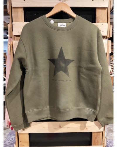 Sudadera Casual Verde Militar